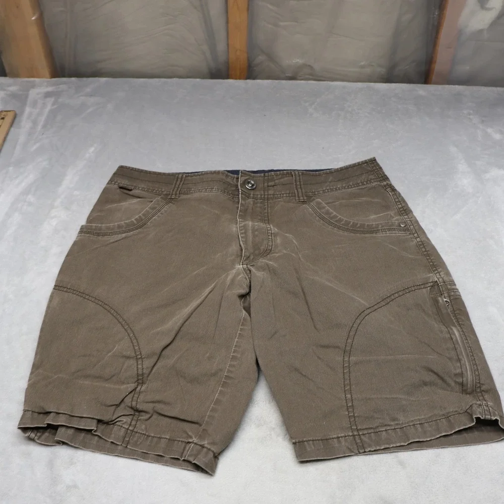 Kuhl Shorts Mens 32 Brown Ramblr Lightweight Soft‎ Stretch Outdoor Hiking 10
